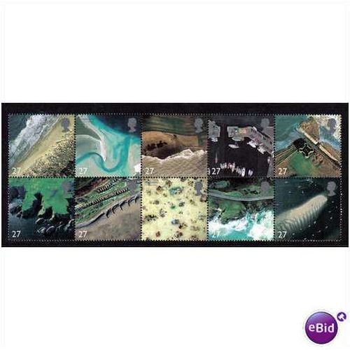 Great Britain 2002 British Coastlines Unmounted Mint NHM SG 2265-2274 Stamp
