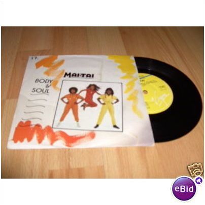 mai tai,body and soul.1985 7" p/s.virgin , vs 801