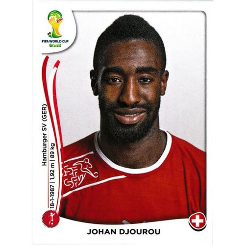 2014 Panini World Cup Soccer Stickers - #344 - Johan Djourou