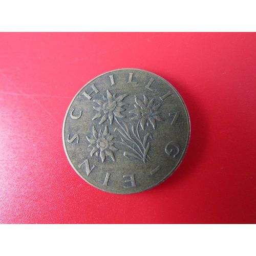 1961 AUSTRIA ONE SCHILLING FREE POST. J