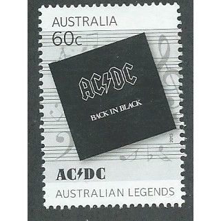 AUS 2013 60c 'AUSTRALIAN LEGENDS- AC/DC' FINE USED (EBID38-161)