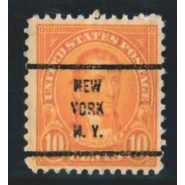 USA 1922 SG 610 10c ORANGE MONROE FINE USED #