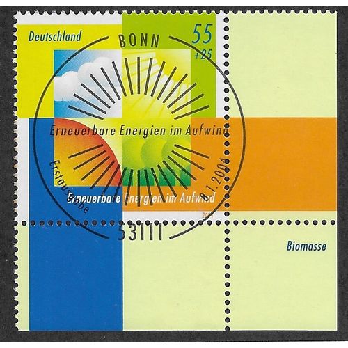 GER 2004 0.55+25 'ENERGY PROTECTION'(CORNER MARGIN) FINE USED (EBID53-969)