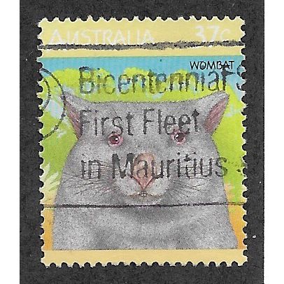AUS 1986 37c 'AUSTRALIAN WILDLIFE -WOMBAT (1ST SERIES)' FINE USED (EBID60-006)