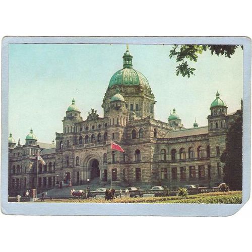 CAN Victoria Postcard Parliament Buildings can_box1~191