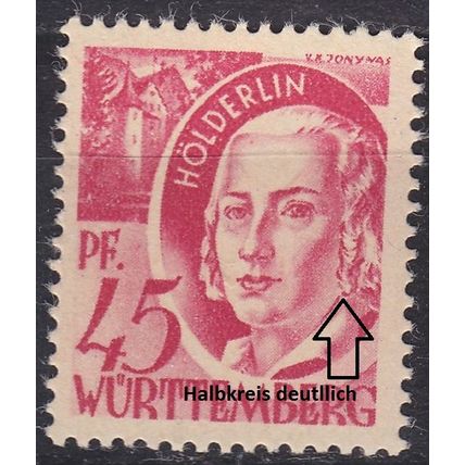 GERMANY Alliiert Franz. Zone [Württemberg] MiNr 0009 vw I ( **/mnh )