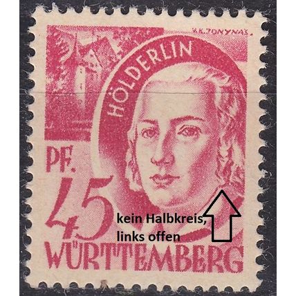 GERMANY Alliiert Franz. Zone [Württemberg] MiNr 0009 vw II ( **/mnh )