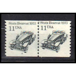 2131 11c Stutz Bearcat Very Fine MNH Dry Gum CNP Left 2 PA0750