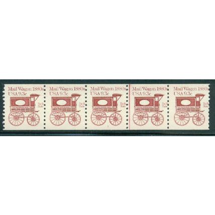 1903 9.3c Mail Wagon Average MNH Dry Gum PNC 1/5 A02420