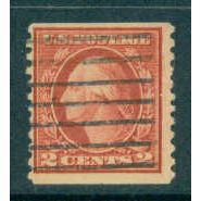 Used 492 2c George Washington Barely Clears A09935