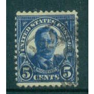 Used 557 5c Theodore Roosevelt Average A15570