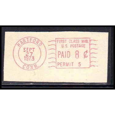 Used Revenue 8c Permit Hartford, CT. E0201