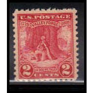 645 2c Valley Forge Just Clears MNH O0987