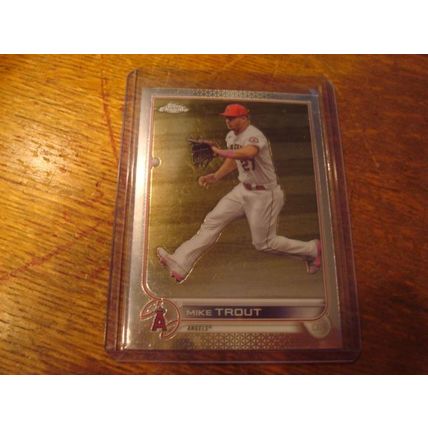2022 , 2-Topps Cards, Holiday/Silver, MIKE TROUT, Angels