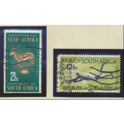 South Africa Stamps Scott #301 To 302, Used