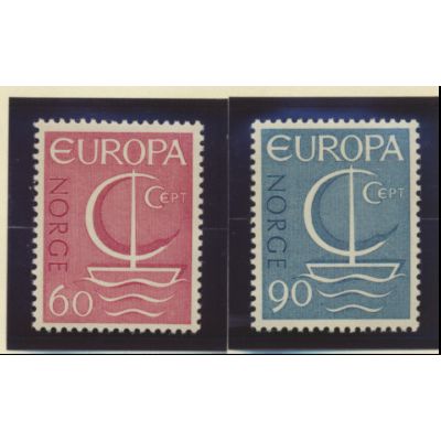 Norway Stamps Scott #496 To 497, Mint Never Hinged