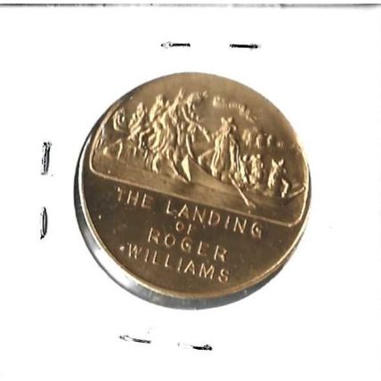1936 Rhode Island Brass Medal BU