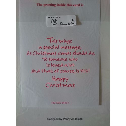 Large Christmas Cards - With Love To You, Dad - 02 - **** CLEARANCE ****