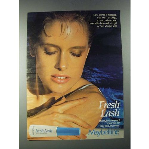 1987 Maybelline Fresh Lash Mascara Ad
