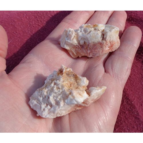 Barite Cerussite Raw Crystal 2 Pcs Gemstone Energy Work Metaphysical