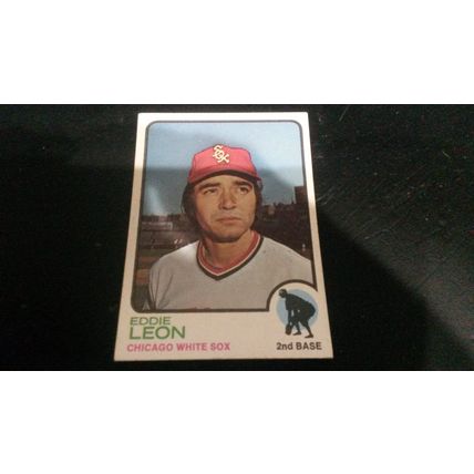 1973 Topps Card # 287 Eddie Leon Very Good (3) Chicago White Sox