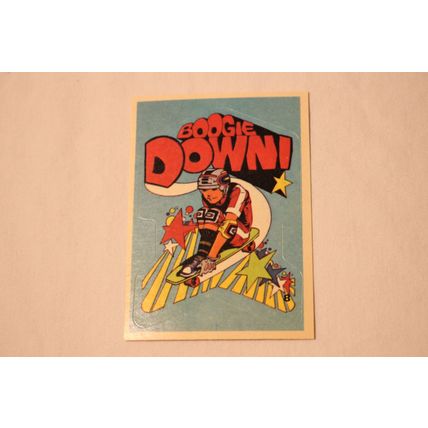 Rebecca Williams BOOGIE DOWN! 1977 Donruss Skateboard STICKER NO. 8