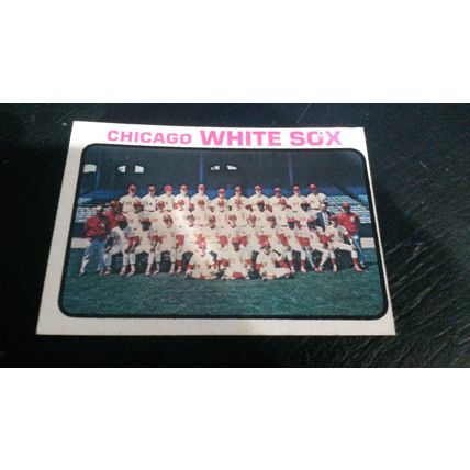 1973 Topps Card # 481 Chicago White Sox Team Card Very Good-Excellent (4)