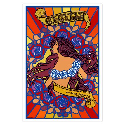 Movie Poster decor for film"CECILIA Valdes"Cuba art.Opera Drama Musical art