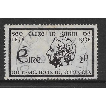 IRELAND 1938 TEMPERANCE CRUSADE 2d BROWN FATHER MATHEW I SG107 FINE USED#