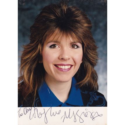 Maggie Philbin Swap Shop Vintage Hand Signed Photo
