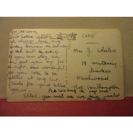 ORNAMENTAL GARDENS, CITY CENTRE, BRISTOL used vintage postcard RP =