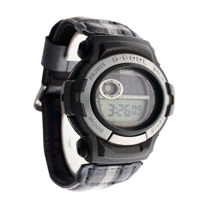 NEW Rare Casio G-Cool G-Shock G-Mix Digital Gray Leather Watch GT 003 Wristwatch