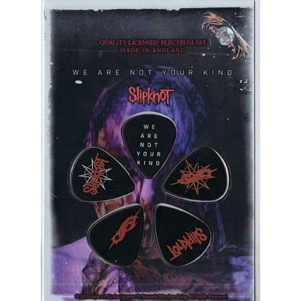 SLIPKNOT Set of 5 Guitar Picks/Plectrums ~Licensed~