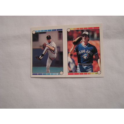 Benny Santiago 1989 Topps Stickerback NO. 57 stickers John Selby Mike Flanagan