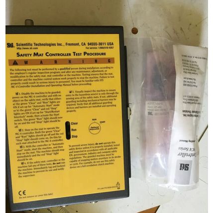 NEW STI MC4-5006-CX1,82396-5006,28498-0010 SAFETY MAT CONTROLLER 24VDC 8,AW,FF