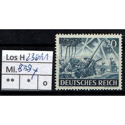 Los H23011: Deutsches Reich Mi. 838 y **