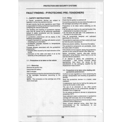 Citroen Xsara Diagnosis Service Manual Diagnostic Equipment 1997 BRE0318GB PDF
