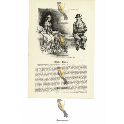 Social Distancing, Victorian Doctor's Surgery, Book Illustration (Print), 1891