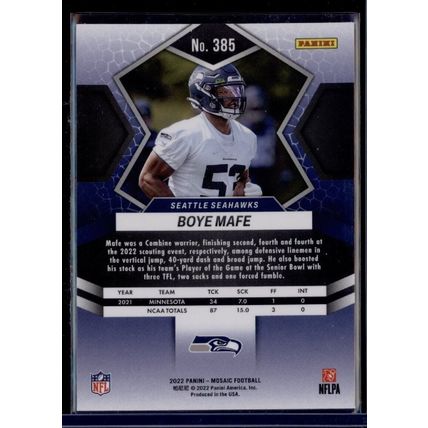 2022 Panini Absolute #147 Boye Mafe Retail Near mint or better