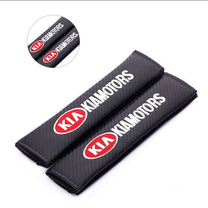 Shoulder Strap Safety Carbon Fiber UK Universal KIA Car Seat Belt Shoulder Pads