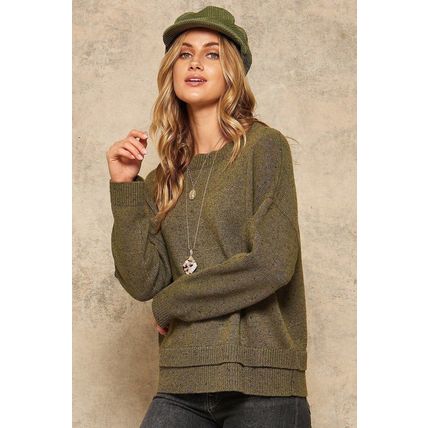 A Multicolor Knit Sweater