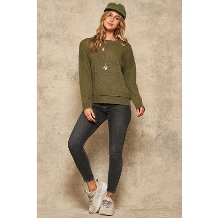 A Multicolor Knit Sweater