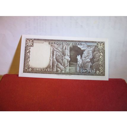 1 LIVRE, LENANON banknote. =