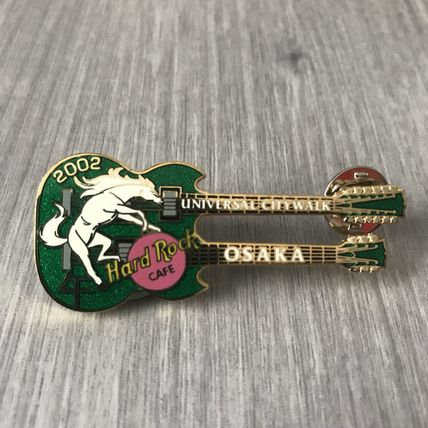 2002 Hard Rock Cafe JAPAN CITY WALK OSAKA Zodiac Horse series Guitar LE pin MINT