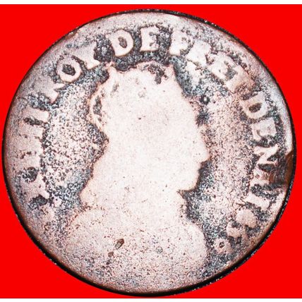 Ⰶ LOUIS XIV (1643-1715) FRANCE, NAVARRE,ANDORRA★LIARD 1656G★LOW START★NO RESERVE