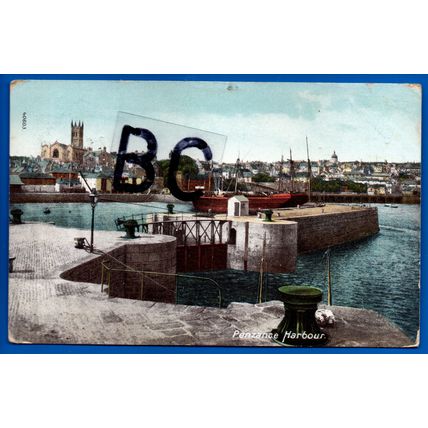 Postcard Harbour Penzance Cornwall Nr Newlyn
