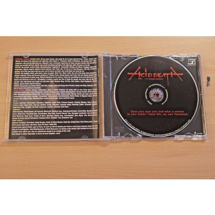Acid Death - Pieces Of Mankind CD (1997) Remastered & reissued 2015 VGC.