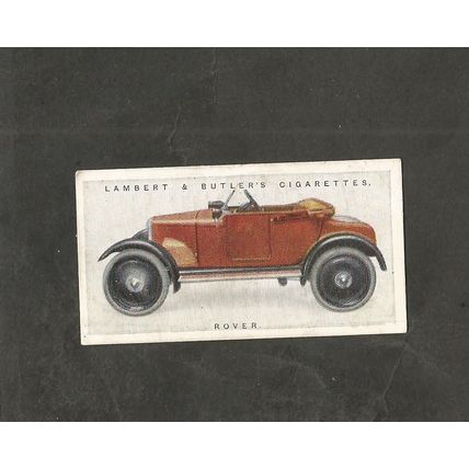 Cigarette Card Lambert & Butler Motor Cars 1st Series #6 Rover