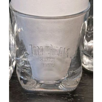 Set Of 4 Jim Beam Double Old Fashion / Rocks Glasses-10 Oz-NEW-FAST SHIPPING
