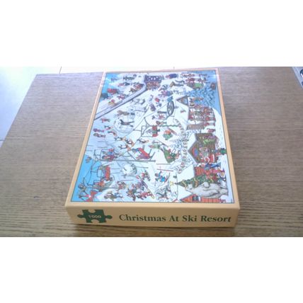 CHRISTMAS AT SKI RESORT Jigsaw Puzzle (1000 Piece) Studio Retail